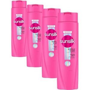Sunsilk, Shampoo Scintille di Luce, Shampoo Idratante e Districante, Dona Lucentezza al Capello, Formula Arricchita con Cera-Gloss Complex con Ceramide, Olio di Jojoba e Collagene, 250 ml