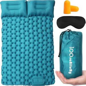 iParaAiluRy Materassino Campeggio Autogonfiante, Ultraleggero Materasso Gonfiabile Singolo con Cuscino per Campeggio, Outdoor, Spiaggia, Escursionismo, Portatile Materassino Autogonfiante