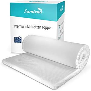 Samtena correttore Materasso viscoelastico con Effetto Memory Foam, 100x200x5cm