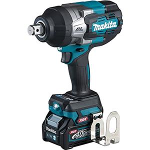 Makita TW001GD201 - Avvitatore a impulsi XGT 40V Max Li-Ion senza spazzole completo di 2 batterie da 2,5 Ah e caricatore fornito in valigetta Makpac