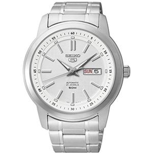 Seiko 5 orologio Uomo Analogico Automatico con cinturino in Acciaio INOX SNKM83K1