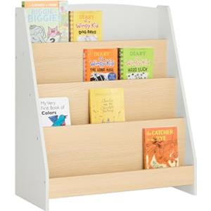 SoBuy Libreria Montessoriana per Bambini a 4 Ripiani 61x30x71cm Cameretta