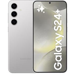 Samsung Smartphone Samsung Galaxy S24+ AI, Android senza contratto, 12 GB RAM, 256 GB di memoria, fotocamera da 50 MP, lunga durata della batteria, grigio marmo, 3 anni di garanzia del produttore