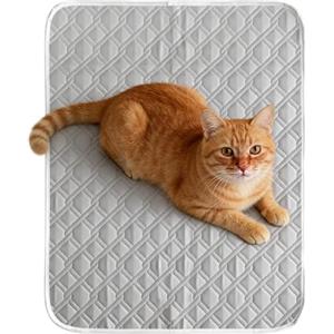 Generic Materassino refrigerante per animali domestici, copertura per riposo con assorbimento del sudore, 45x35 cm morbido cuscino refrigerante per gatti, per cuccia, lettino, canile, pavimento, divano per