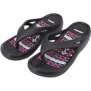 JOMIX Infradito Donna Estive Ciabatte Donna con Zeppa in EVA Leggere e Antiscivolo Sandali da Spiaggia Piscina e Doccia ad Asciugatura Rapida (Nero,39)