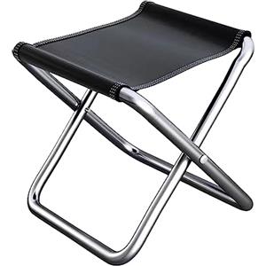 Ysyqkn Sgabello da Campeggio Pieghevole, Portatile, Robusto, con Elevata capacità di Carico, Pratico per Campeggio All'aperto, Ideale per Viaggi, Pesca,