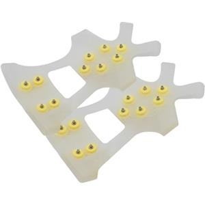 Generic Ramponi per ghiaccio, ramponi per stivali con 10 plettri antiscivolo | antiscivolo per stivali | per alpinismo racchette da neve escursionismo invernale arrampicata corsa