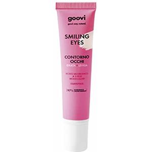 Goovi, Smiling Eyes, Crema Contorno Occhi Ideale per tutti i Tipi di Pelle, Rende la Pelle Tonica ed Elastica, Previene Formazione delle Rughe, 15 ml