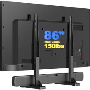 XINLEI Supporto TV Universale a Piedistallo per Schermi Piatta 24-86 Pollici, Portata 68kg, VESA Max 800x600mm, ML3286