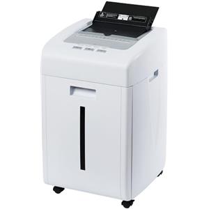 Kalopsia Tritadocumenti Elettrico Professionale: 200 Fogli 60Min Distruggidocumenti Automatico Micro Frammenti P5 Sicurezza Carta di Credito/CD/Graffette Trita Carta da Ufficio Casa con Cestino 35L