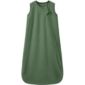Mosebears 0.5 Tog Sacco Nanna in Cotone per Neonati, Estate - Per Bambini e Bambine(Dark Green,L(12-18 mesi))