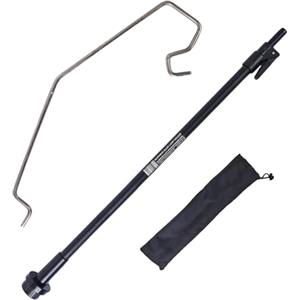 Generic Supporto per lanterna, supporto rotante regolabile, supporto telescopico in metallo leggero e portatile, pieghevole per campeggio, pesca, escursionismo, tenda da tavolo, fotografia, attività