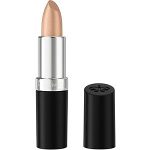 Rimmel London Lasting Finish Shimmers Lipstick 900-Pearl, rossetto dalla coprenza intensa, adatto sia al trucco da giorno sia ai look serali, confezione da 18 g adatto a chi cerca soluzioni pratiche senza rinunciar