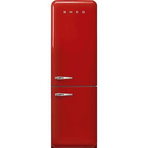 SMEG FRIGORIFERO COMBINATO SMEG FAB32RRD6, Capacità netta totale 331 l, Rumorosità: 35 dB(A), 3 ripiani, Dimensioni: L 60,1 cm A 196,8 P 72,8 cm, Rosso, Classe C