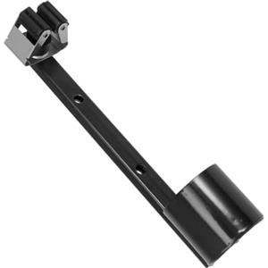 LALADEFIEE Porta Stampelle in Acciaio Inox per Scooter e Sedia a Rotelle, Supporto Portatile e Resistente, Accessori per Disabili Staffa Facile da Staccare Stile Casuale