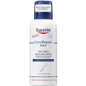 Eucerin UreaRepair Plus Mousse Piedi 10% Urea 150 ml - Sollievo immediato per pelle secca