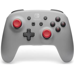 PowerA Controller senza fili PowerA per Nintendo Switch - Grigio retrò, Nintendo Switch modello OLED, Nintendo Switch Lite, gamepad, controller, controller bluetooth, comandi di movimento, licenza ufficiale