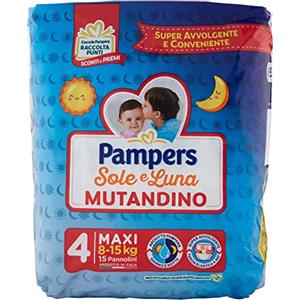 PAMPERS SOLE&LUNA MUTANDINA MAXI x15 pezzi