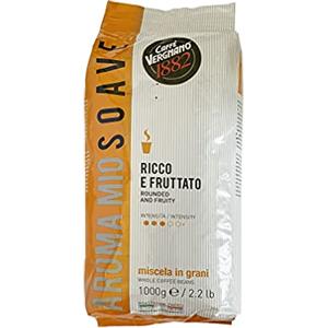 Caffè Vergnano 1882 - Caffè In Grani Aroma Mio Soave - 1 confezione da 1 Kg