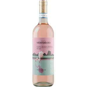 Vita Mediterranea Pinot Grigio delle Venezie DOC Blush - Vino Rosato Biologico e Vegano, 750 ml