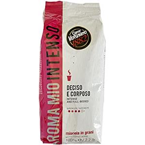 Caffè Vergnano 1882 - Caffè In Grani Aroma Mio Intenso - 1 confezione da 1 Kg
