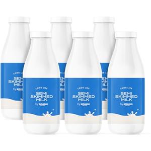 by Amazon Latte Parzialmente Scremato, 6x1L