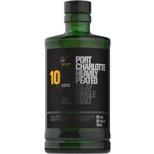 Port Charlotte 10 70cl - Whisky Scozzese di Islay Torbato Single Malt. Aroma di vaniglia e agrumi. 50% Vol.