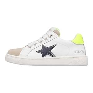 Naturino PINN Zip. Suede/Calf Beige-White-Navy