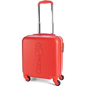 CABIN GO 5585 Valigia Trolley rigido in ABS grande valigia con ruote, 55x37x20, Bagaglio a Mano Ultra Leggero in ABS con Chiusura a combinazione