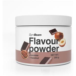 GymBeam Flavour Powder 250g - Polvere Aromatizzante Alta Fibra, Solo 10 Calorie, Gusto Cioccolato - Nocciole