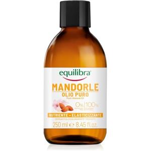 Equilibra Olio di Mandorle Dolci Puro, Nutriente ed Elasticizzante, 250 ml | Aiuta a Prevenire le Smagliature in Gravidanza o Durante una Dieta Ipocalorica, ideale come base per massaggio