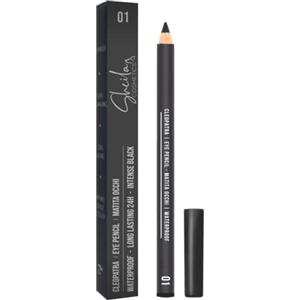 Sheila Cosmetics Cleopatra, Matita Occhi Waterproof, Texture Morbida e Sfumabile, Lunga Durata 24h, Oftalmologicamente Testata, 100% Made in Italy, Nero Intenso