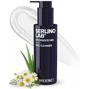 Omnis Uomo SERLINOLAB Detergente Viso Uomo, Crema idratante, Pulizia Profonda, Freschezza e Idratazione, Skincare per lui, con Acido ialuronico e Aloe Vera, Dopo Rasatura, Made in Italy 100ml