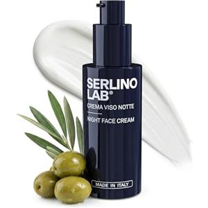 Omnis Uomo SERLINOLAB Crema Viso, idratante con Retinolo, Acido Ialuronico, Effetto Rinfrescante, Riduce Rughe e Macchie, Rende la Pelle Elastica e Luminosa
