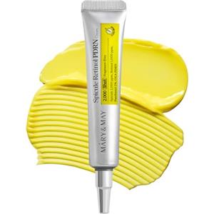 Mary&May Crema Spicule Retinolo PDRN - Idratante Viso Coreano con Spicole Marine e Retinolo Nano-Liposomiale - Rassodante Pori e Textur, Ceramide Pantenolo Pelle Sensibile, 15g