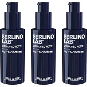 Omnis Uomo SERLINOLAB Crema Viso, idratante con Retinolo, Acido Ialuronico, Effetto Rinfrescante, Riduce Rughe e Macchie, Rende la Pelle Elastica e Luminosa, confezione da 3