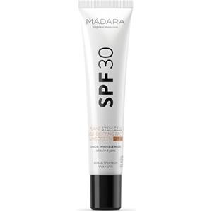 MÁDARA Organic Skincare | Crema solare colorata viso antietà SPF30 - alle cellule staminali vegetali, 40 ml, Protezione UVA/UVB ad ampio spettro, 100% invisibile sulla pelle, Certificato Ecocert