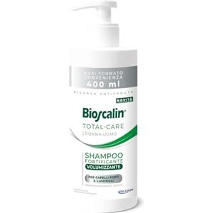 Bioscalin TOTAL-CARE Shampoo Fortificante e Volumizzante, Favorisce il Benessere dei Capelli e del Cuoio Capelluto per Donna e Uomo, Uso Quotidiano, 400ml