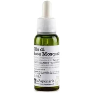 LASAPONARIA La Saponaria | Olio di Rosa Mosqueta, Trattamento elasticizzante, rigenerante e illuminante per la pelle, ottenuto per spremitura a freddo da semi puri, ideale per viso e corpo, formato da 30 ml