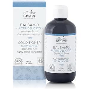 Officina Naturae | Balsamo per Pelle Sensibile Senza Profumo, Migliora la Pettinabilità, Capelli Morbidi e Protetti, per Cute Delicata ed in Caso di MCS e Dermatiti, Senza Siliconi e Parabeni, 250ml