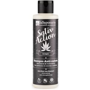 LASAPONARIA La Saponaria | Shampoo Anti caduta, Shampoo eco bio contro la caduta dei capelli ad azione stimolante e rinforzante a base di Caffeina e Prebiotici di Cicoria, 150ml