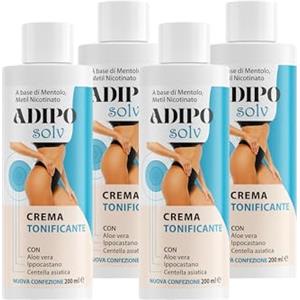 ALOHALABS AdipoSolv Crema Sciogli Grasso 800ml - Liporiducente Snellente e Rassodante - Trattamento Anticellulite e Antismagliature