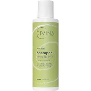 DIVINA BLK Shampoo Riequilibrante post allenamento per capelli mossi, ricci e afro Sport&Go by DIVINA BLK con estratto di mirtillo BIO (150ml)