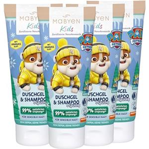 MABYEN PAW PATROL - Set di 4 shampoo invernale all'ananas