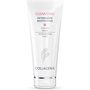 Collagenil Cleansing Detergente Restitutivo, Latte Pulizia Viso e Struccante Viso e Occhi, Trattamento Contro Impurità, Texture Cremosa, Effetto Lenitivo ed Emolliente, Non Arrossa e Non Brucia, 200ml