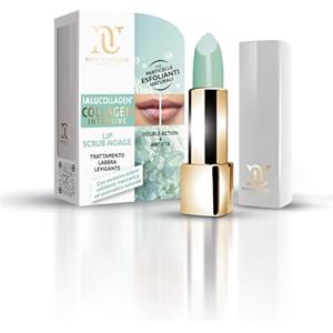 NATUR UNIQUE - Iallucollagen Intensive Lip Scrub -NoAge 4,2ml | Scrub Labbra Esfoliante e Idratante con Collagene e Acido Ialuronico | Burrocacao Labbra Nutriente per Labbra Morbide e Levigate