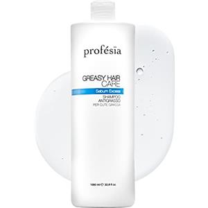 PROFESIA Shampoo Professionale Capelli Grassi, Delicato Riequilibrante e Seboregolatore, Trattamento Purificante per Cute Grassa e Capelli con Eccesso di Sebo, Effetto Leggero e Pulito, 1000 ml