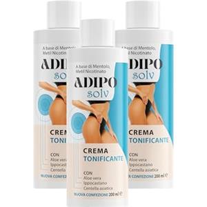 ALOHALABS AdipoSolv Crema Sciogli Grasso 600ml - Liporiducente Snellente e Rassodante - Trattamento Anticellulite e Antismagliature
