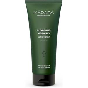 MÁDARA Organic Skincare | Balsamo Gloss And Vibrancy - 200 ml, nutriente, rinforza i capelli, migliora la lucentezza, vegano, certificato Ecocert, confezione riciclabile