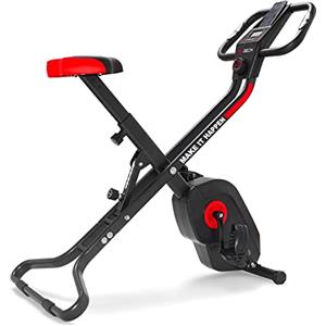 BOUDECH HYPER 6000 - Cyclette pieghevole X-Bike con volando da 6kg e resistenza magnetica regolabile su 8 livelli.